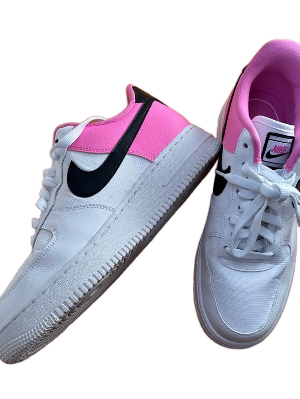 Nike Women’s White & Pink Air Force